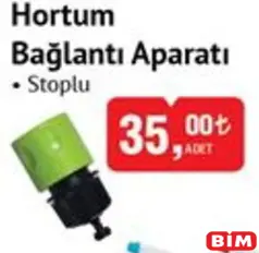 GARDEN WARE HORTUM BAĞLANTI APARATI STOPLU